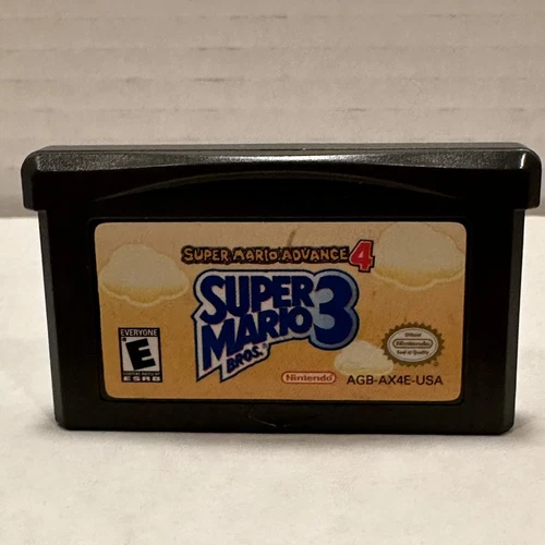 Super Mario Advance 4: Super Mario Bros. 3 (Game Boy Advance, 2003) Cart Only