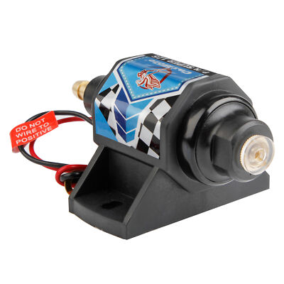 Universal 12V Electric Fuel Pump - 35 GPH, 5-9 PSI For Chevy, Ford SBC/BBC, Holley Carbs