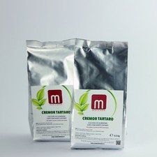 CREMOR TARTARO LIEVITO NATURALE NO OGM Gluten Free 1 KG Cream of Tartar