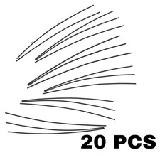 4 Inches Metallic Twist Ties Reusable Cable Cord Wire Ties Black 20 PCS