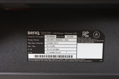 BenQ ZOWIE XL2430-b 24-inch 144Hz Gaming Monitor | eBay