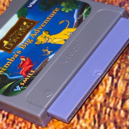 Vtech Vsmile Disney The Lion King Simba's Big Adventure Video Game Interactive - Picture 8 of 8