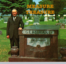 1951 BURLINGTON, CO LIVING CORPSE GRAVE FUNERAL CEMETERY GERNHART Postcard P92