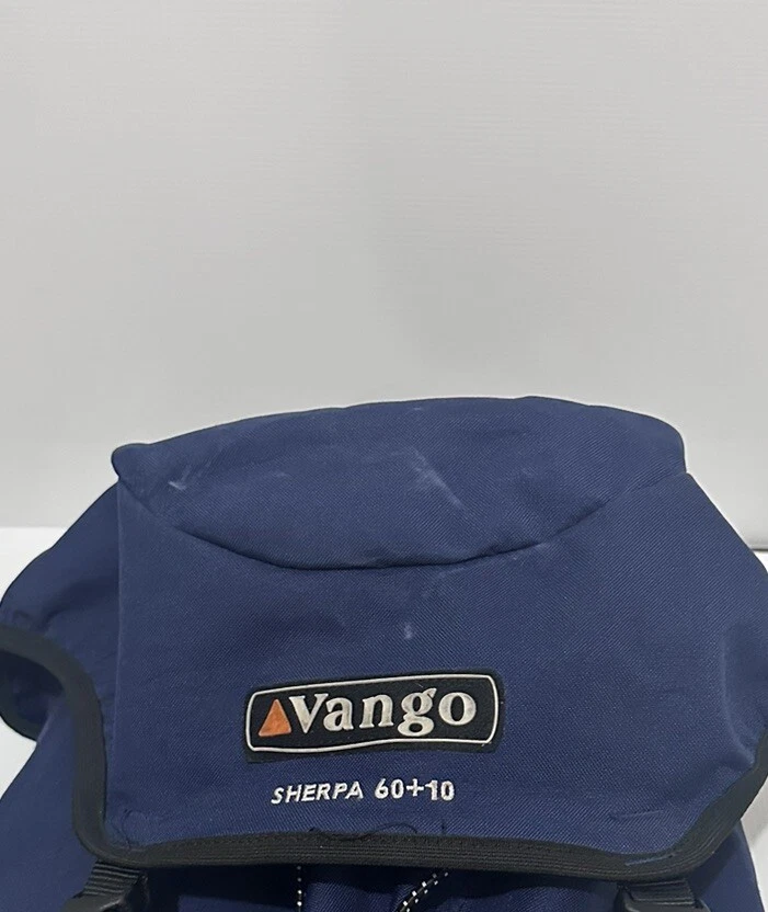 Mochila Vango Sherpa 60+10 Ajustable Enmarcada Mochilero Azul/Gris Foto 4 de 4