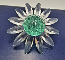 Swarovski Crystal 2000 Light Green Marguerite Daisy Flower Figurine 