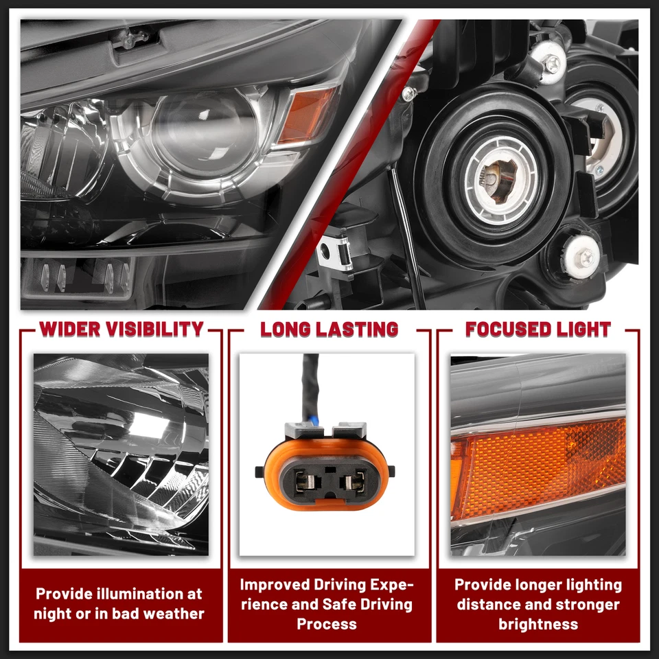 Front Left Driver Side Halogen Headlight W/O LED DRL For Mazda CX-3 CX3 2016-22 Foto 4 de 4