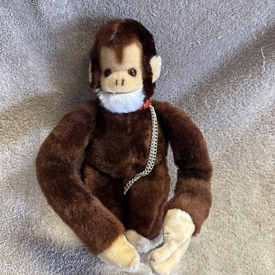 Vintage Jestia Plush Monkey With Transistor Radio 1950s Japan Works Low ...