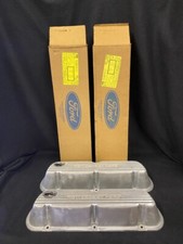 Powered By Ford Nos Pair Mustang Aluminum Valve Covers 1982 83 84 85 E2zz-6582-b