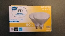 NEW Great Value LED Spotlight Par38 Medium Base 90W Soft White 2 Pk