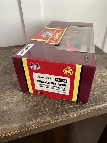 Carousel1 4808 1:18 1977 Milwaukee 200 #38 RICK MEARS McLaren M16 Indy 500 NIB! - Picture 7 of 11