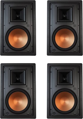 Klipsch R-5800-W II - In-Wall Speakers - 4 Pack