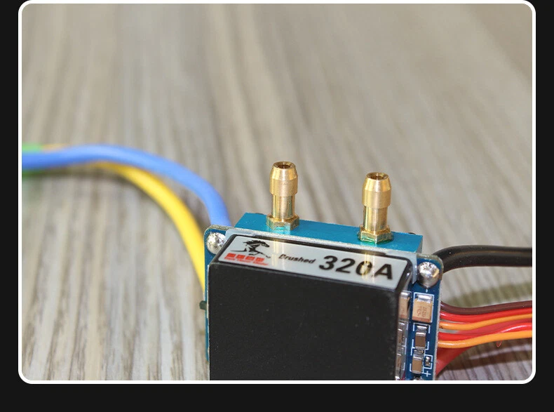 320A 3S с вентилятором 5V 3A BEC T-Plug водонепроницаемый матовый ESC для 1/10 радиоуправляемого автомобиля - Изображение 4 из 4