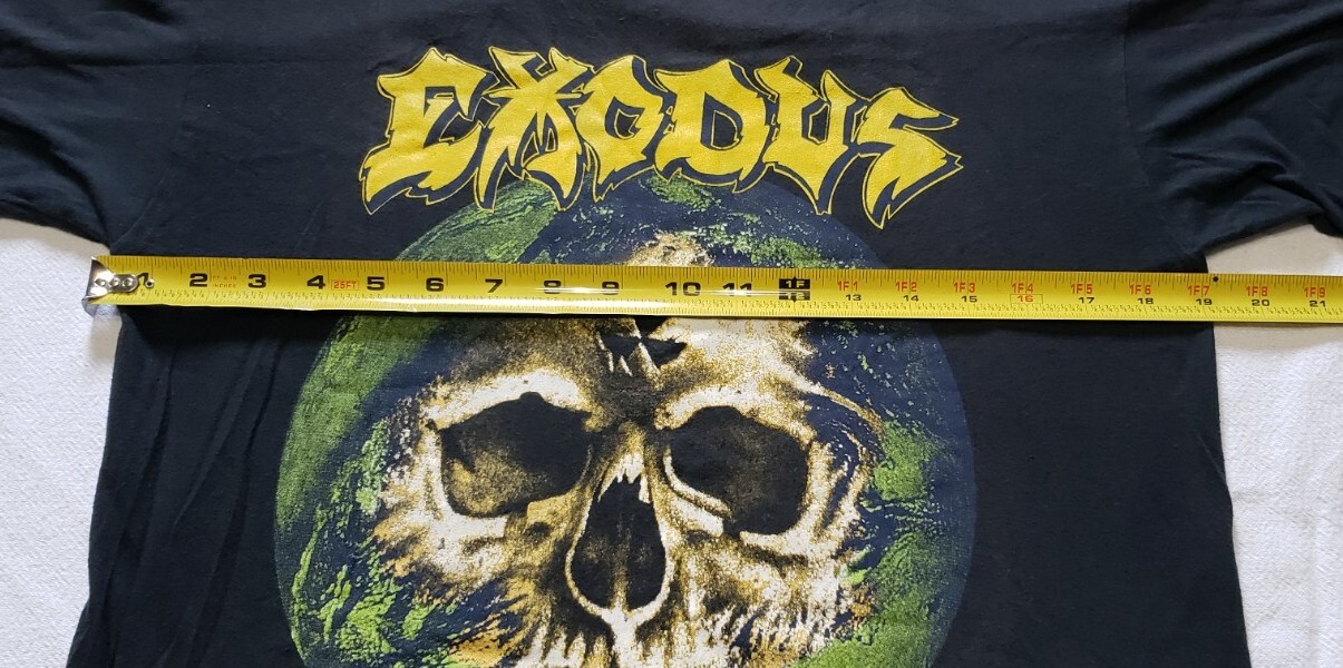 T-shirt Exodus Tournée 1989 - Unisexe Taille M - Face Double - Neuf Sans étiquette