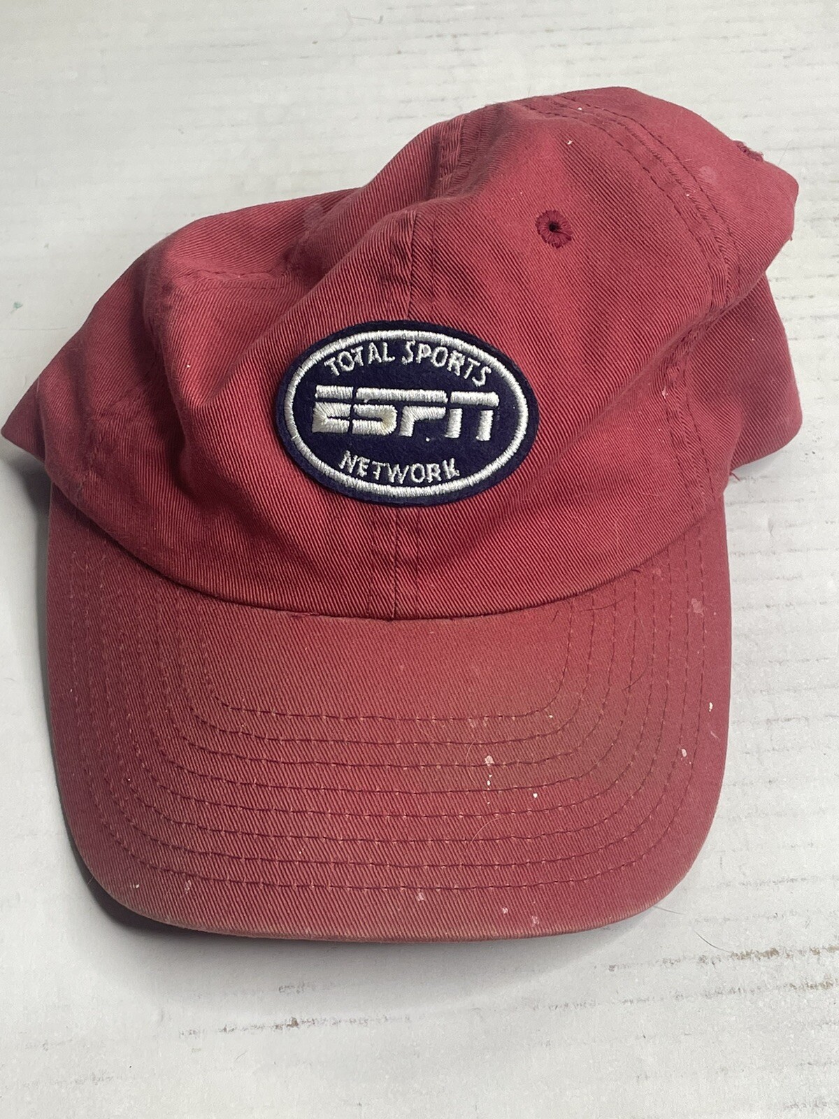 ESPN Total Sports Network Red Baseball Cap for Fans-image