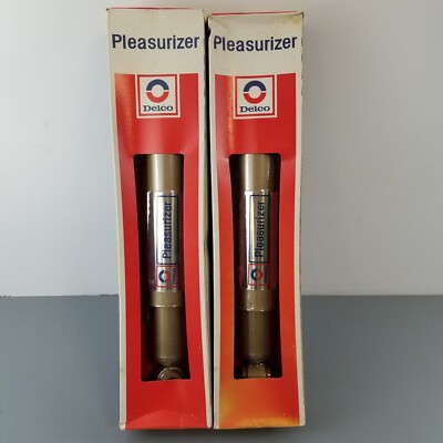 2 New AC DELCO PLEASURIZER SHOCK ABSORBERS P1160 Vintage