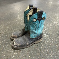 Double H Boots Western Work Boots Size 8.5D Style #DH3569 Made in USA Preowned