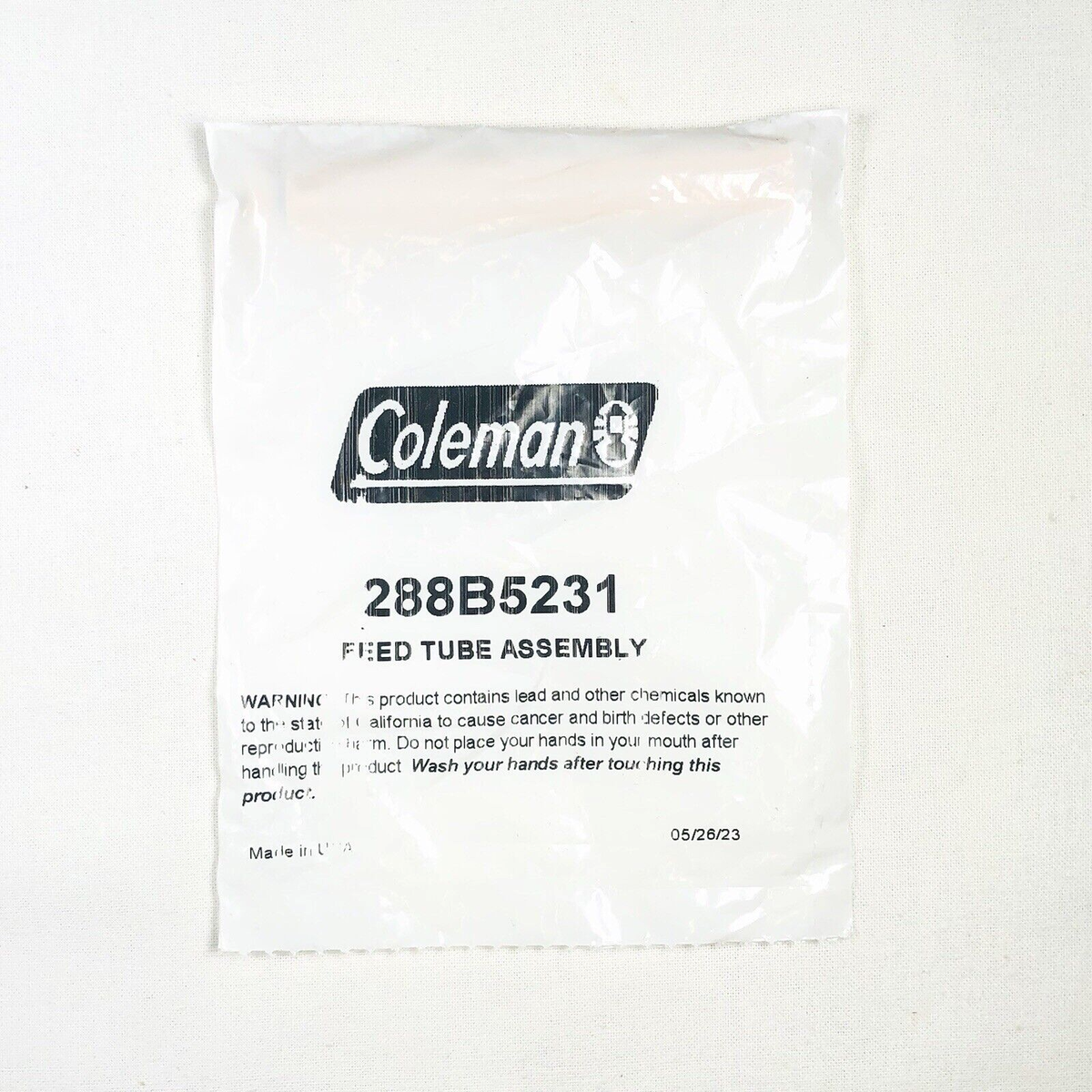 New Coleman 288B5231 Feed Tube Assembly Fits 282 285 286 288