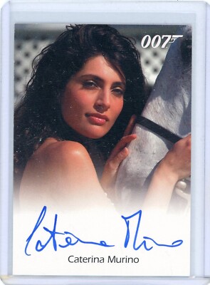 CATERINA MURINO -SOLANGE 2009 Rittenhouse JAMES BOND 007 ARCHIVES Autograph AUTO