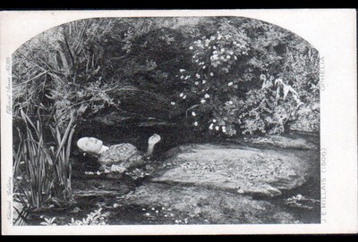 KUNST MALEREI / FRAU ''OPHELIA'' von John EVERETT MILLAIS