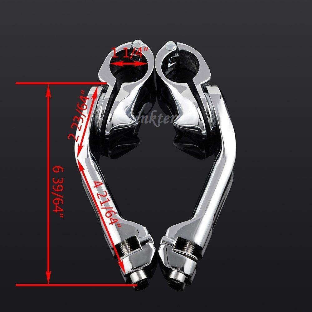 Montaggio Morsetti Harley Poggiapiedi Per Harley Touring - Kit