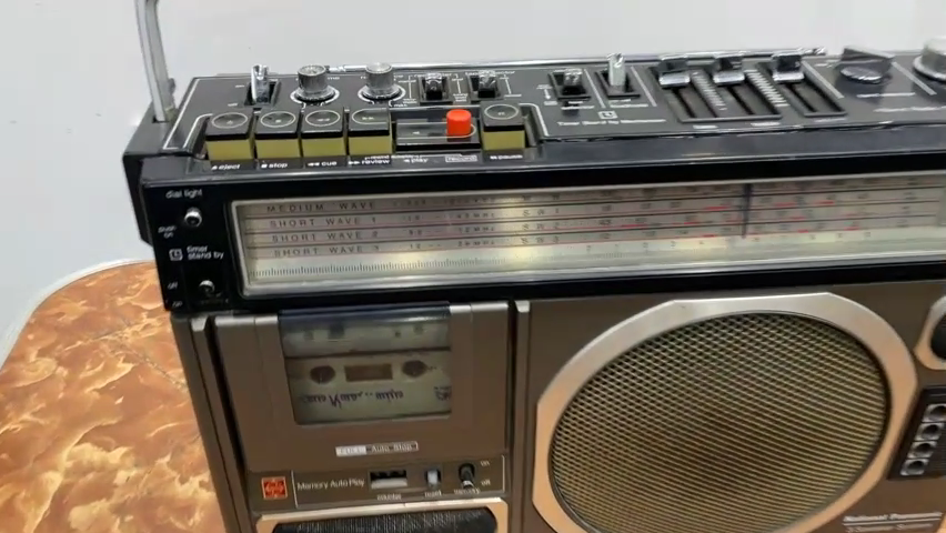 National Panasonic Vintage Cassette Player 3 Speaker System RQ