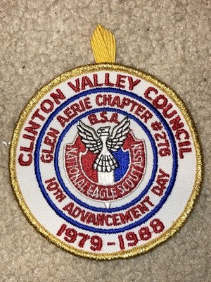 Boy Scout BSA 1988 Clinton Valley Michigan Council NESA Glen Aerie Chapter Patch