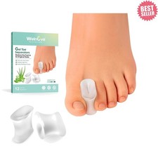 12-Pack Gel Toe Separators   Bunion Pads   Toe Spacers for Straightening Over...