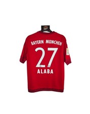 Maglia calcio FC Bayern Monaco Home 2015-2016 #27 Alaba Trikot München Jersey