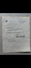 Hubert Humphrey 2 Autographs:  1968 Democratic Candidate For President 