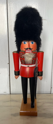 Nussknacker UK Royal Guard | Deko Figur 42,5cm GB Sammler Unikat Weihnachten rot
