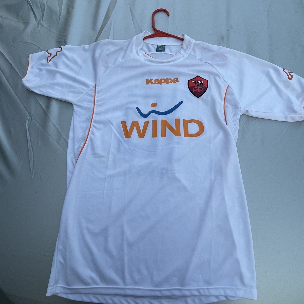 AS Roma Away Football Shirt 2008/09 Adults Small Kappa