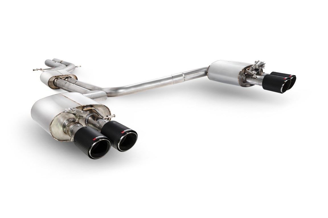 Scorpion Exhaust Res Half System W/Electro Valve Ascari Tail Audi S7 C7 12-18