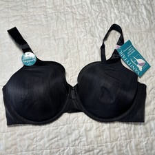 New NWT Vanity Fair Womens Illumination Zoned in Support Full Figure Bra Black