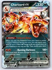 Charizard ex 054/091 Double Rare Paldean Fates Pokemon Holo Near Mint
