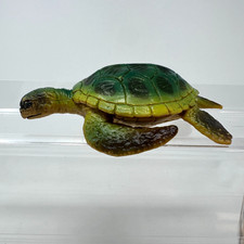 Safari Ltd Sea Turtle Figure Green Ocean Wildlife Zoo Animal Figurine 4" 1996