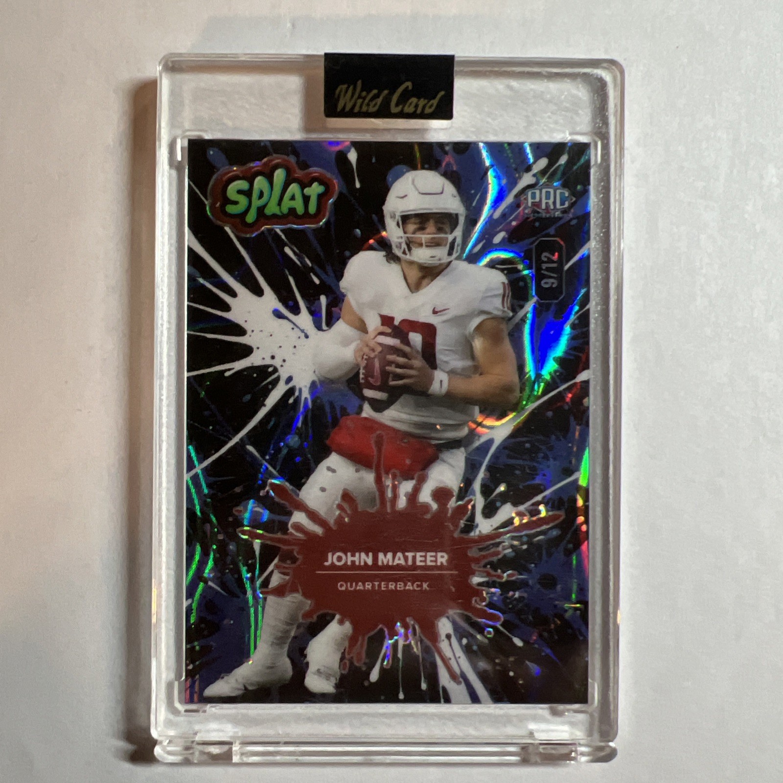 2025 Wild Card John Mateer Splat /12