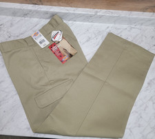 Vintage Y2K Dickies Mens 34x32 Scotchgard Loose Fit Cargo Pants Beige