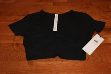 BNWT Alo Yoga Ribbed Knotty Short Sleeve Size Large MSRP $64!!