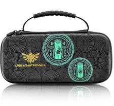 BRHE Coque rigide pour Switch / déco Zelda Noir