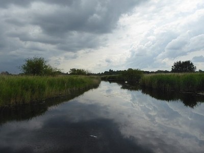 Photo A3 Storm clouds over the London Wetland Centre Barnes The London W c2020