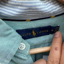 Polo Ralph Lauren Mint Oxford Shirt Men's Size M Vintage Classic