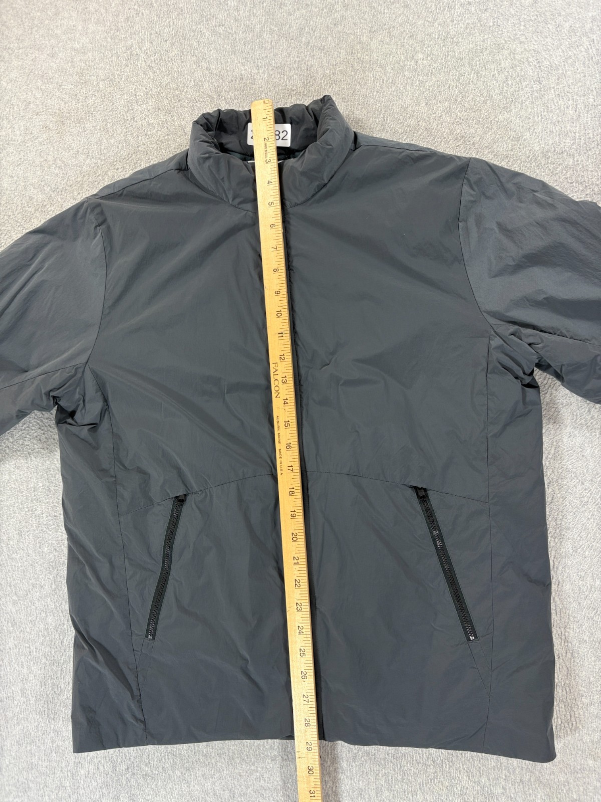 Hill City Huckberry Thermal Light Full Zip Jacket (Men's Medium) Gray