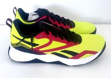 Reebok Men's NFX Trainers Acid Yellow Training Sneakers UK 9.5