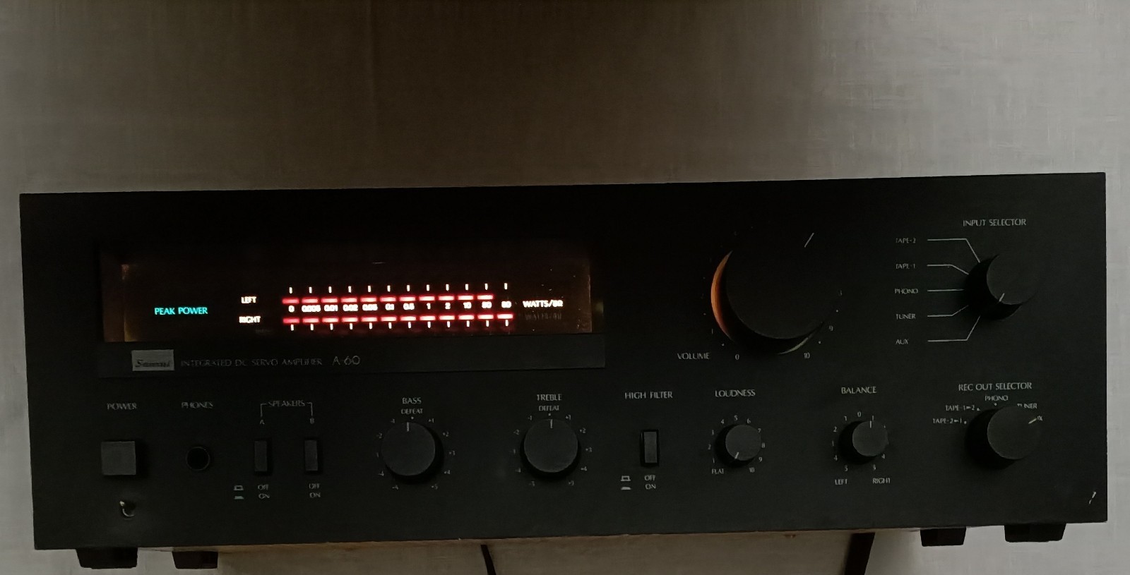 Sansui A-60 Stereo Integrated Amplifier