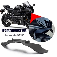 Front Spoiler Kit Winglets Aerodynamic Downforce Wing For YAMAHA YZF R7 YZFR7