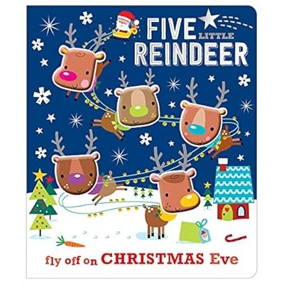 Five Little Reindeer (Board Book), Make Believe Ideas, Used; Good Book