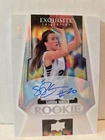 Sabrina Ionescu 2021 Upper Deck Exquisite Collection On-Card Auto /99 Rookie
