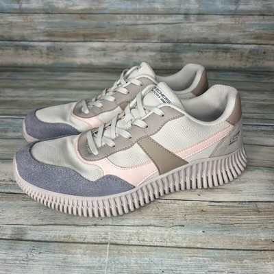 Skechers Bobs Sneakers Womens Size 10 Sports Geo Lace Up 117424 Walking