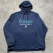 Nike Eckerd College Tritons Basketball Hoodie Blue College Team Issue XL Dri Fit