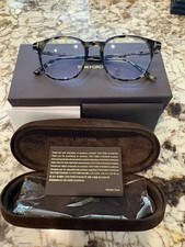 Tom Ford FT 5832-B BLUE BLOCK Blonde Havana 50/19/145 unisex Eyewear Frame
